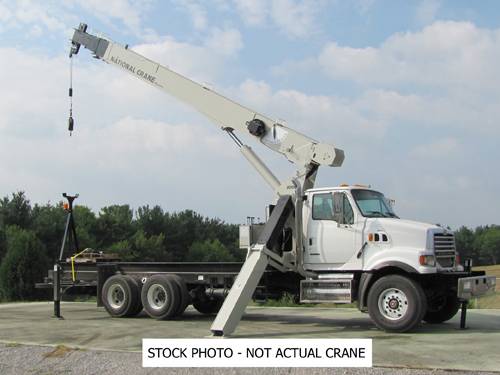 National 8100D, Flatbed Truck with Crane, Trucks & Trailers